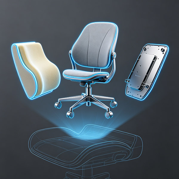 Redefining chair comfort: Who is the true “hidden champion” of lumbar support, sponge, and chassis?